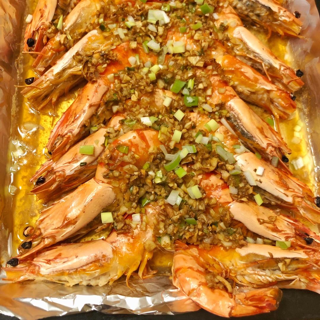蒜蓉烤大虾