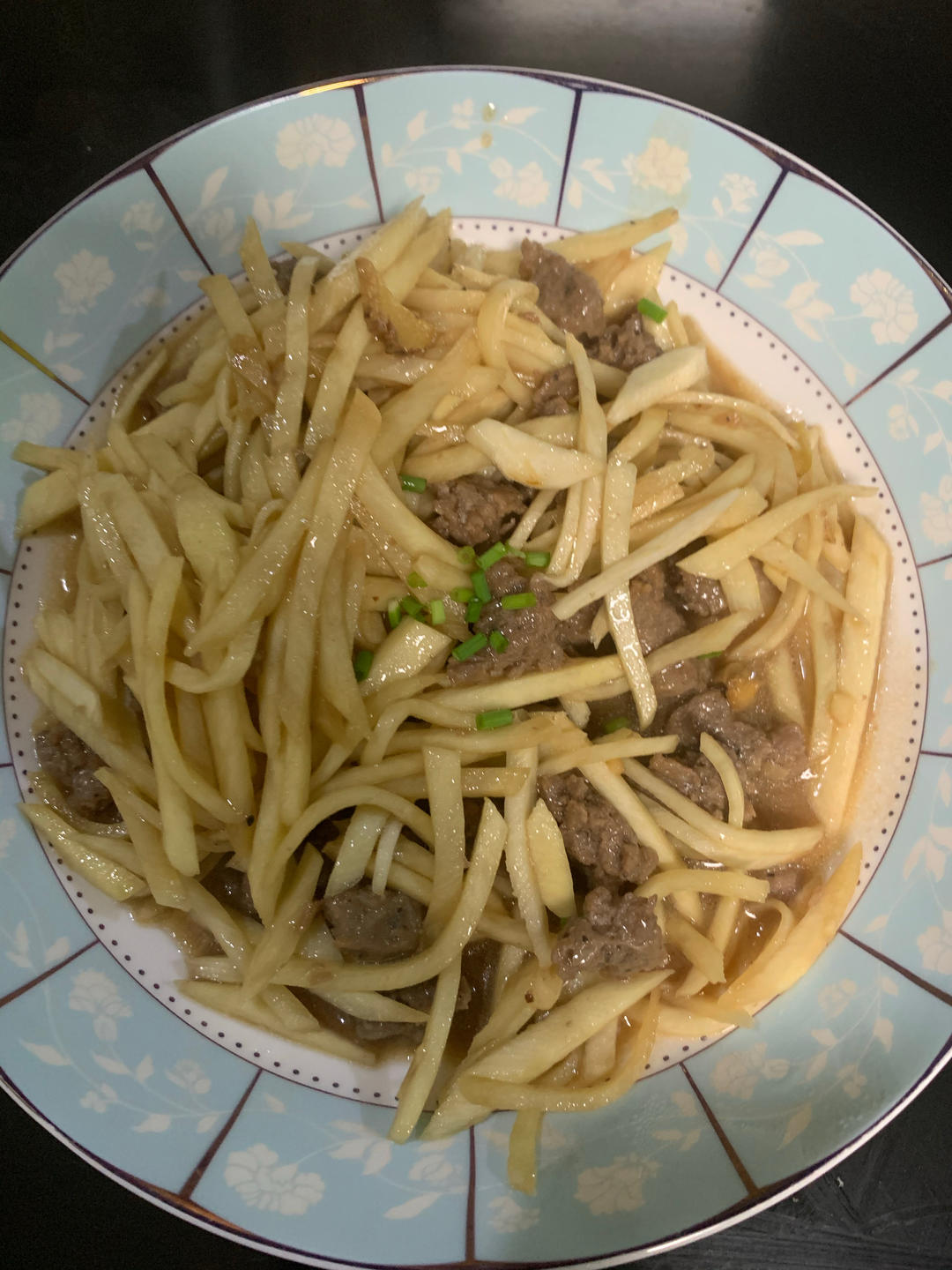 茭白炒牛肉