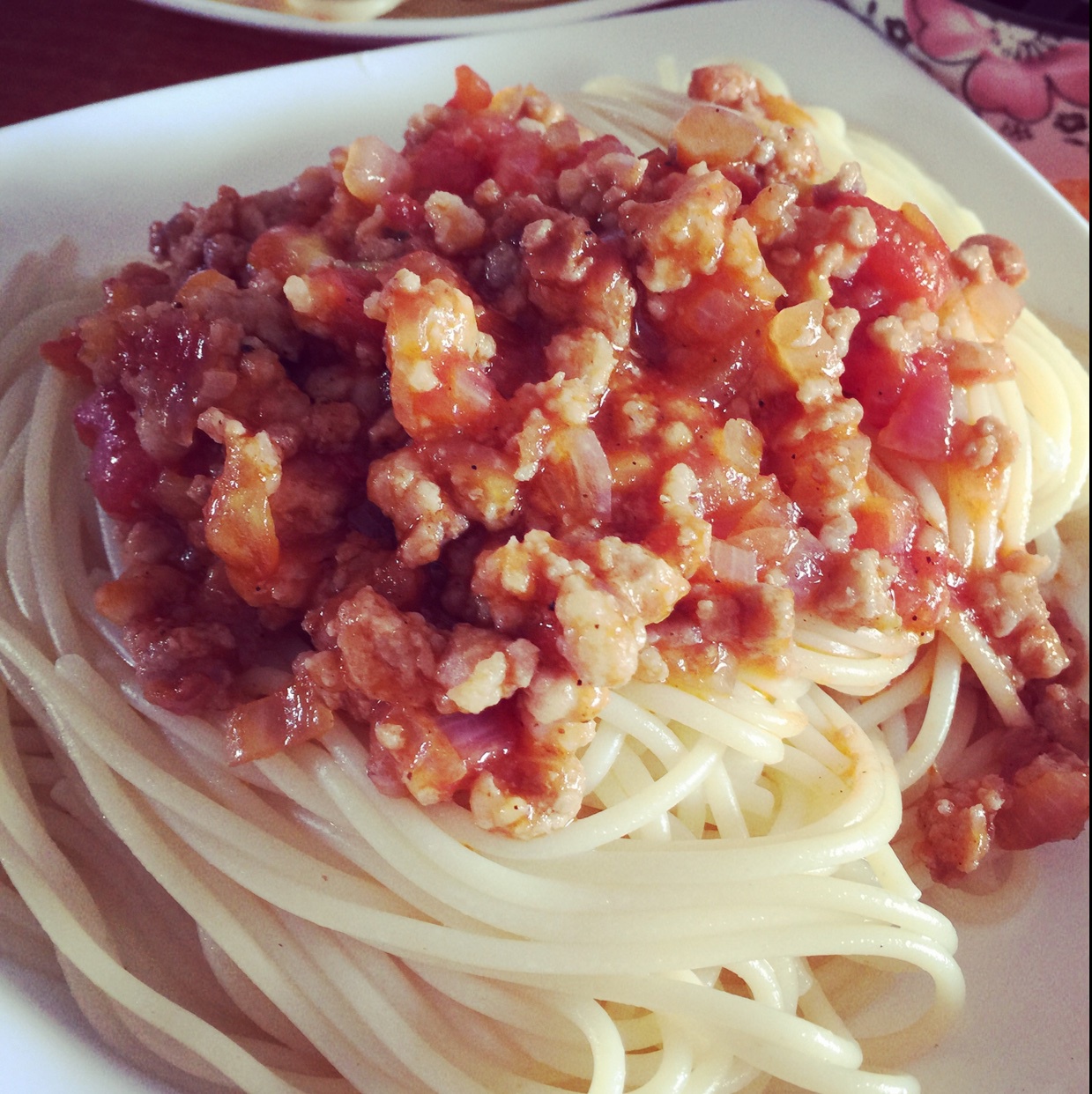 番茄肉酱意大利面