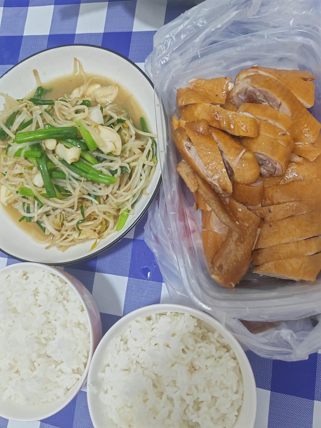 素炒豆芽