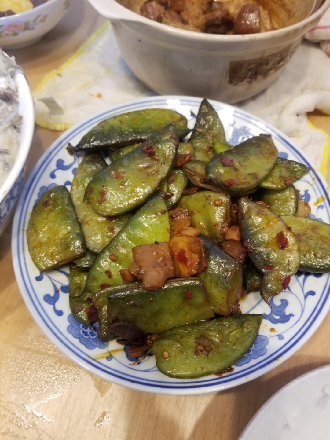 下饭神器 扁豆炒肉