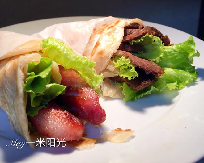 牛肉、香肠手抓卷&口袋饼🌯🌯🌯的做法