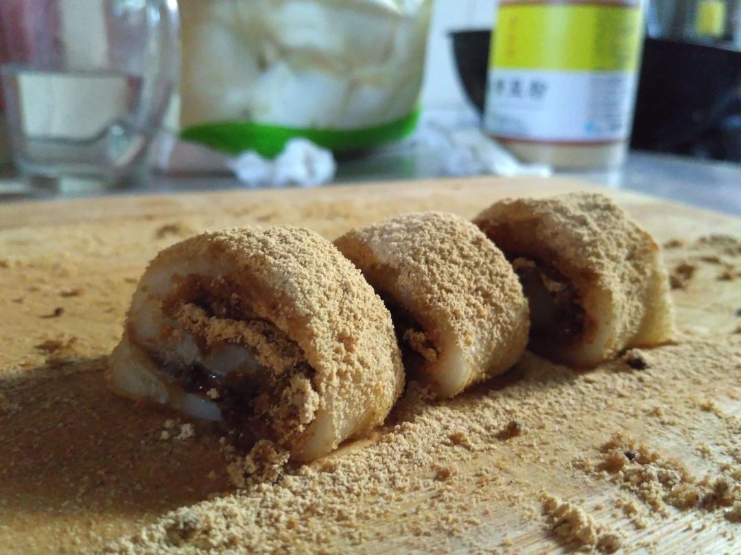 和外面那些妖艳货色不一样的老北京传统驴打滚