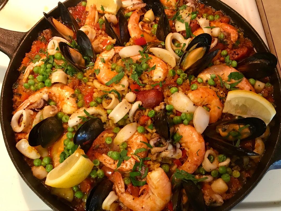 【曼食慢语】Seafood Paella 西班牙海鲜饭