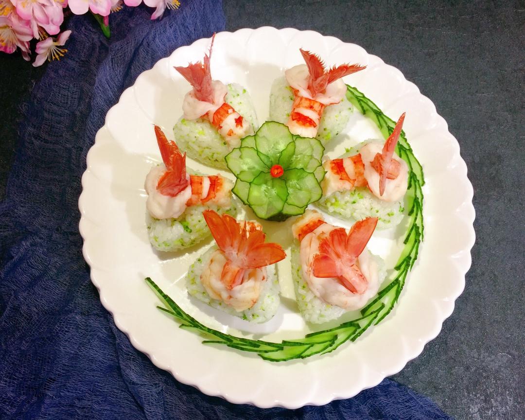 饭团蝴蝶虾#秋季保胃战#的做法