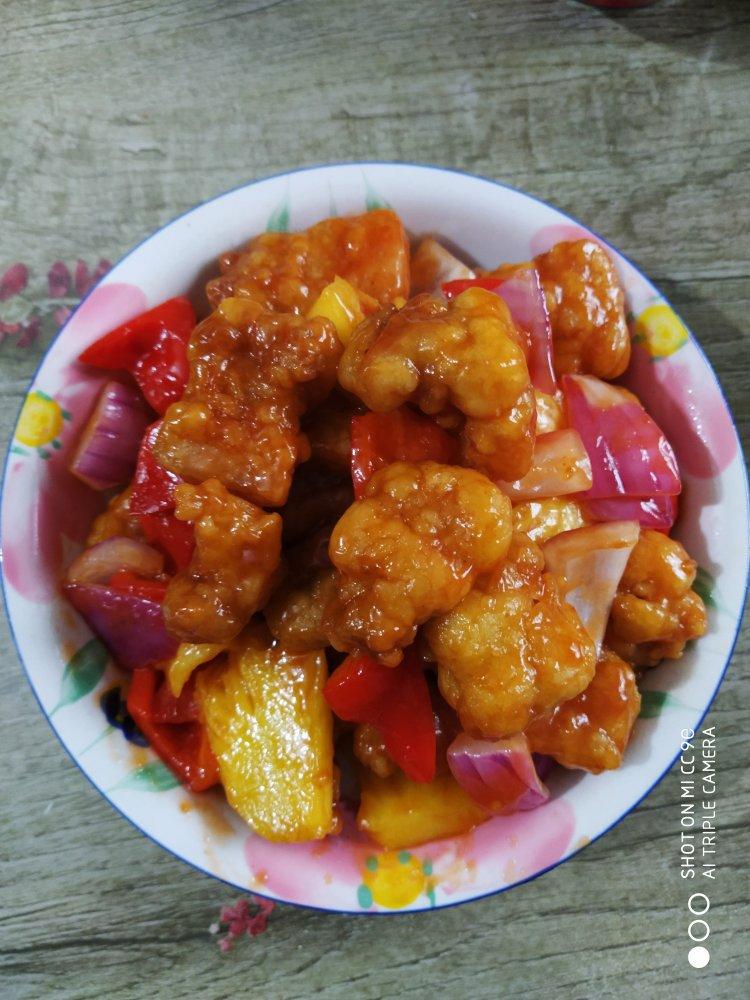 秘制菠萝咕噜肉（绝对好吃）