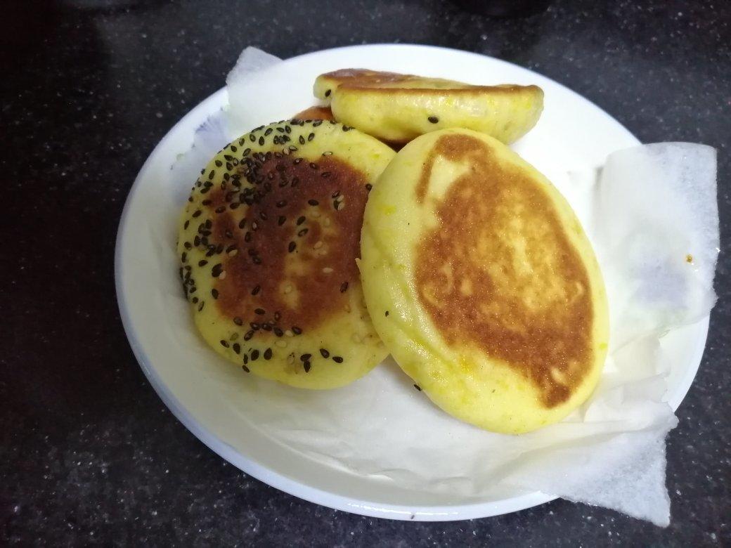 不加1滴水的南瓜发面饼