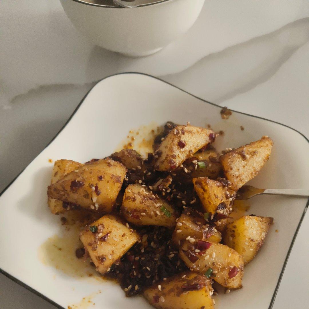 空气炸锅 夜市小吃 锅巴土豆