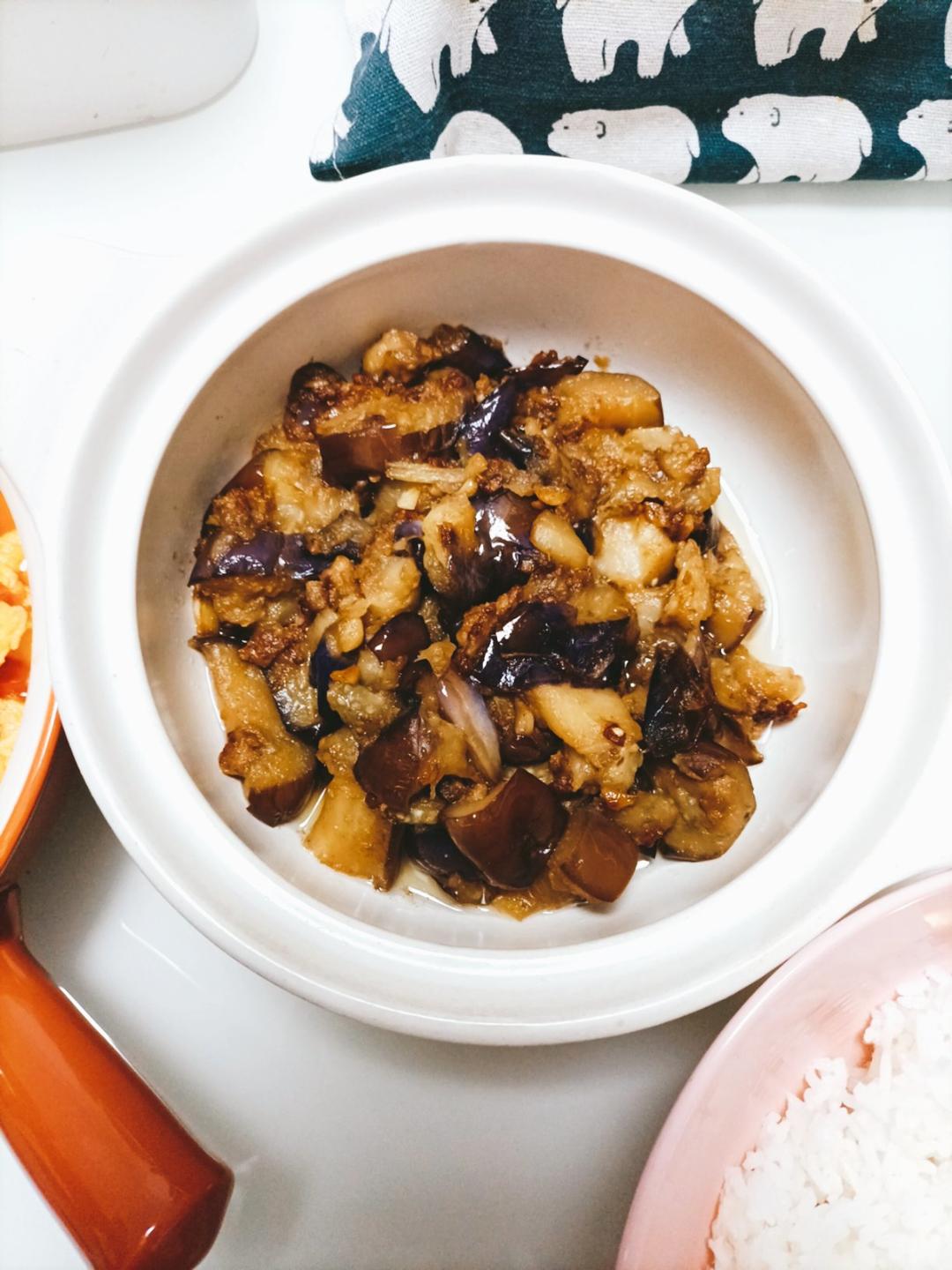 极简家常肉末茄子，不腌不蒸不过油