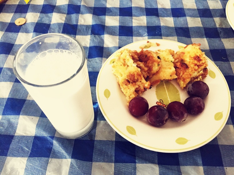 清香柠檬味早餐煎饼