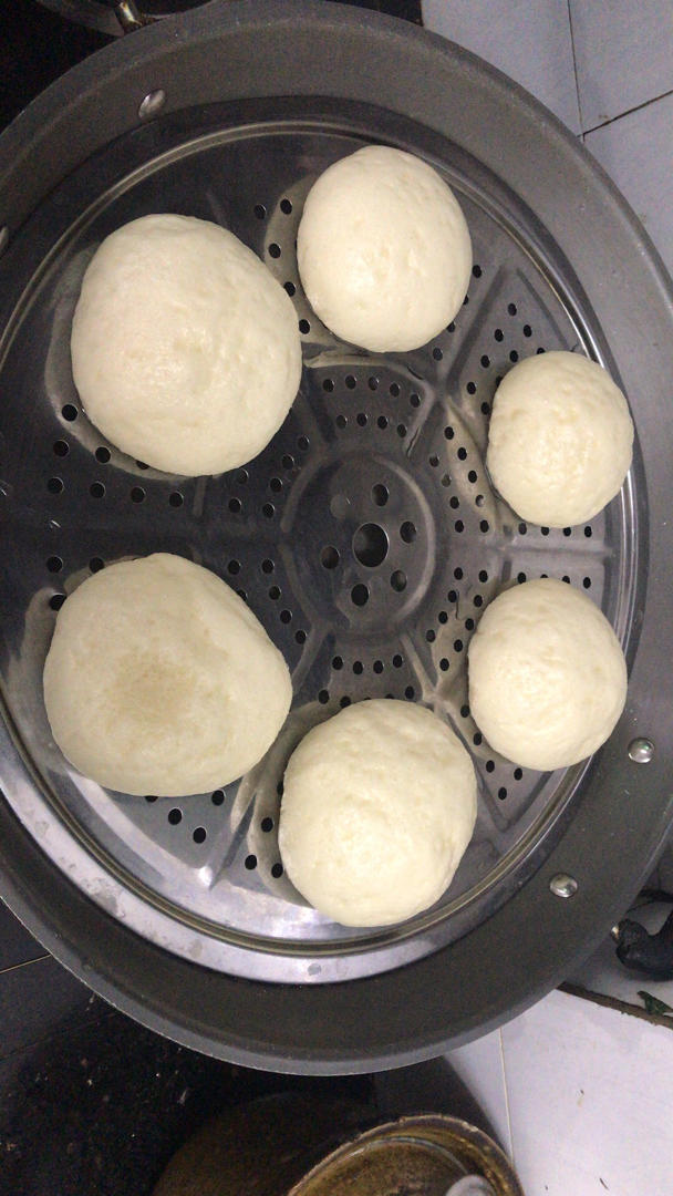 纯手工奶香馒头【无泡打粉，无添加】