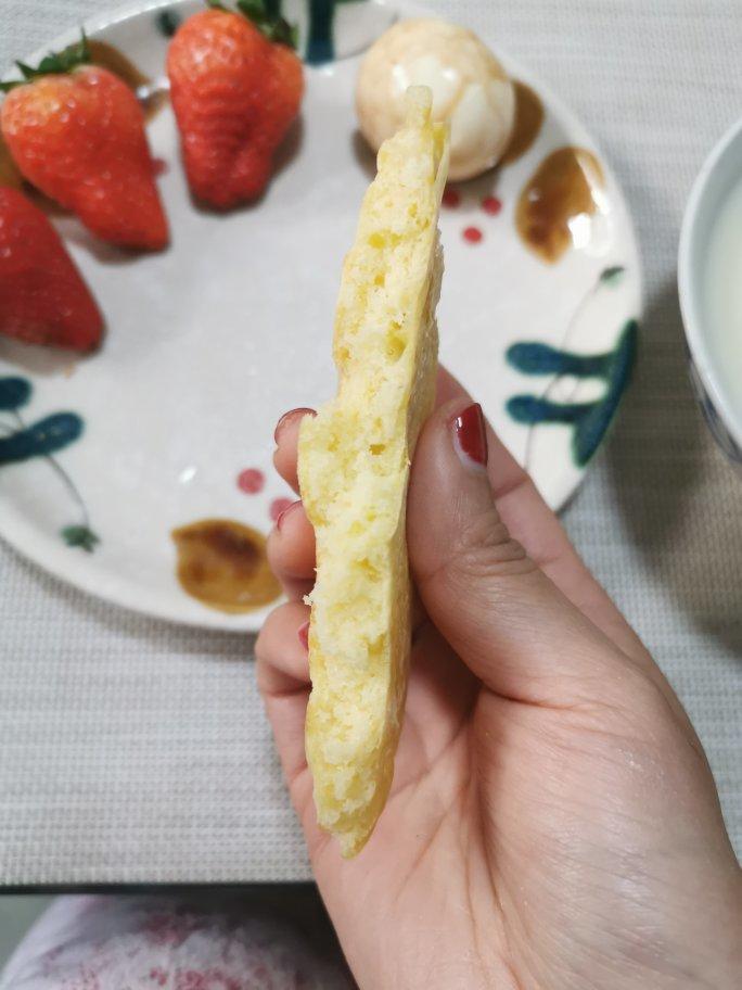 玉米面无油松饼