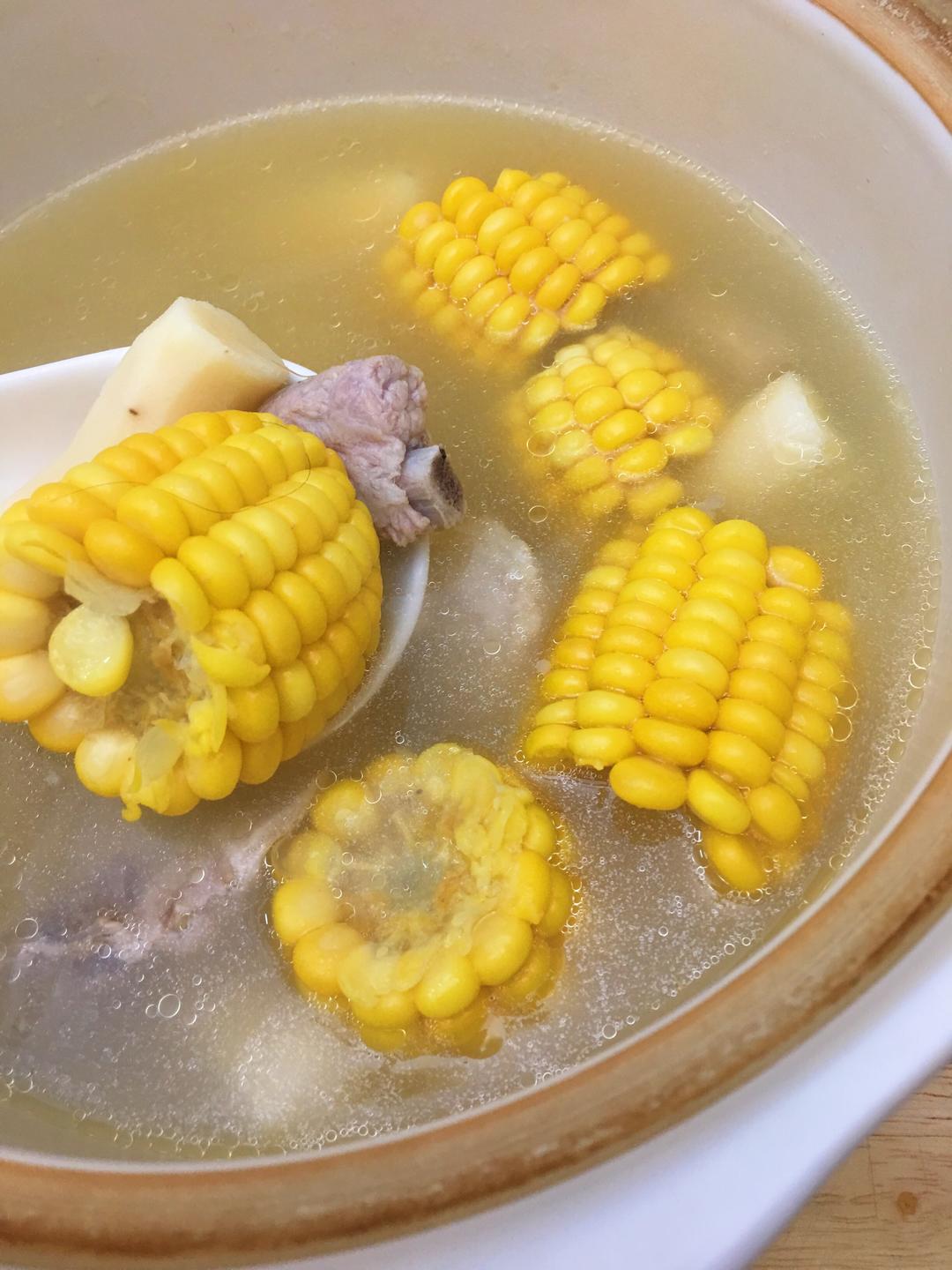 山药玉米排骨汤