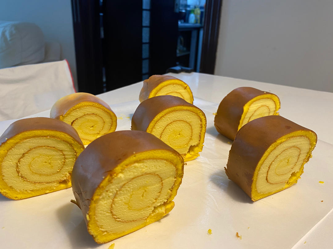 学好虎皮蛋糕卷‼️记住5秒消失法（小视频食谱）