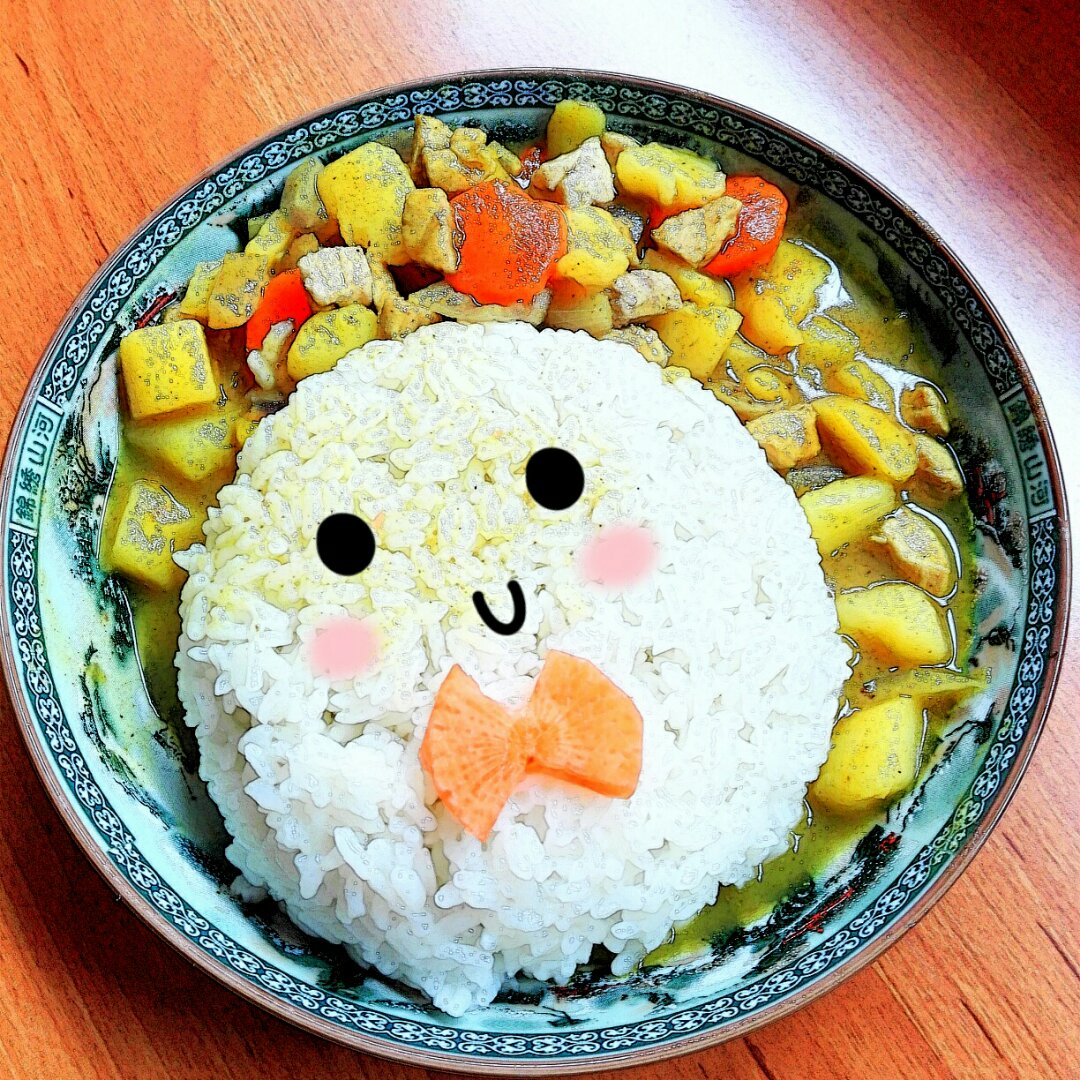 咖喱饭(配小黄鸭造型)