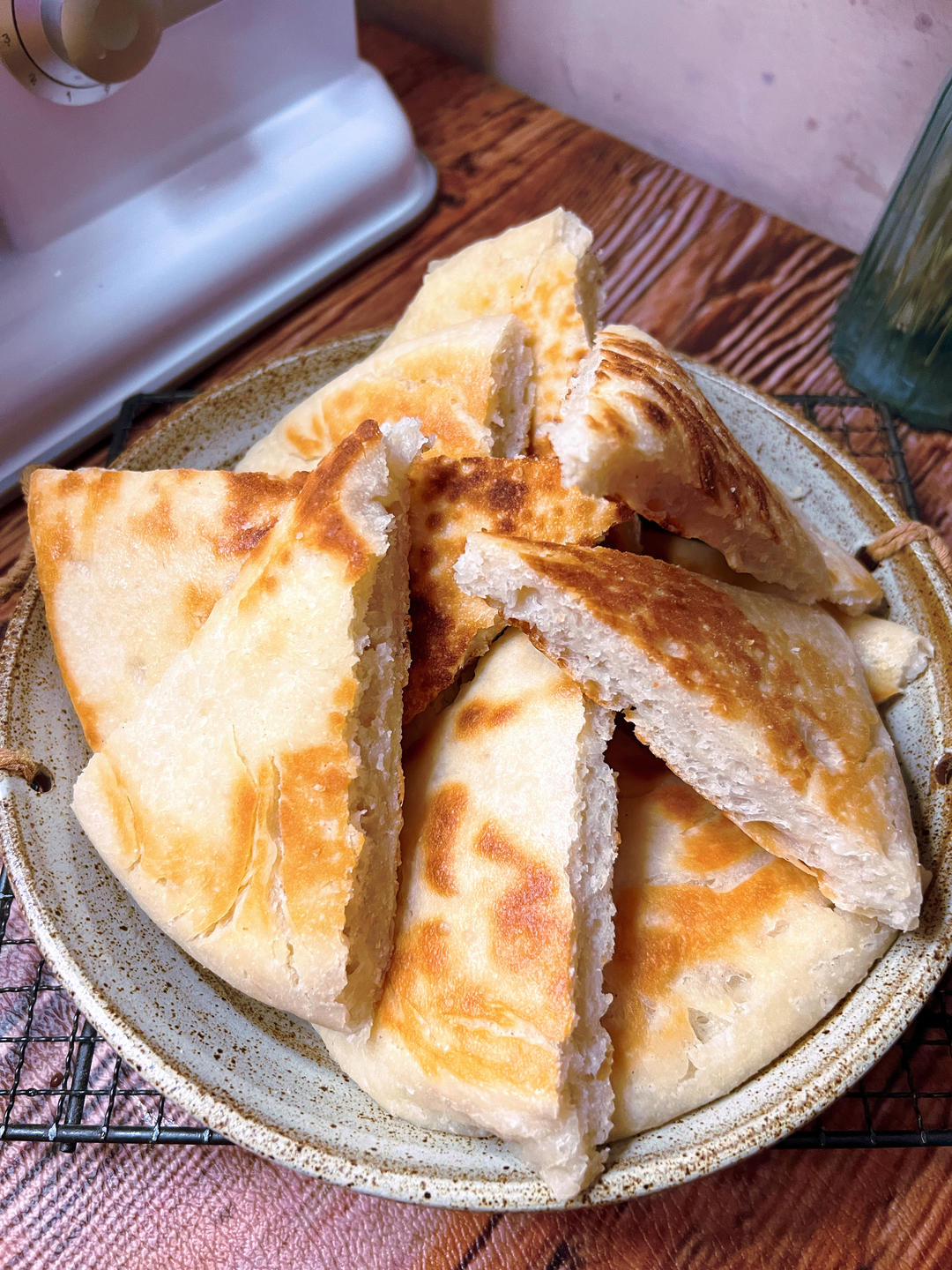 恰巴塔邪修：平底锅做蓬脆软润的发面饼锅盔