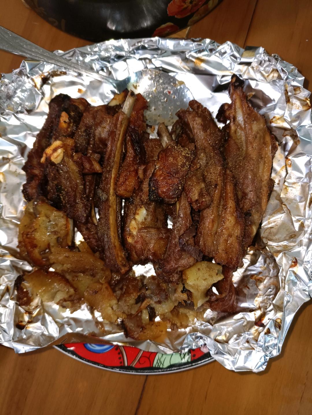 烤箱烤羊排―新疆人做法