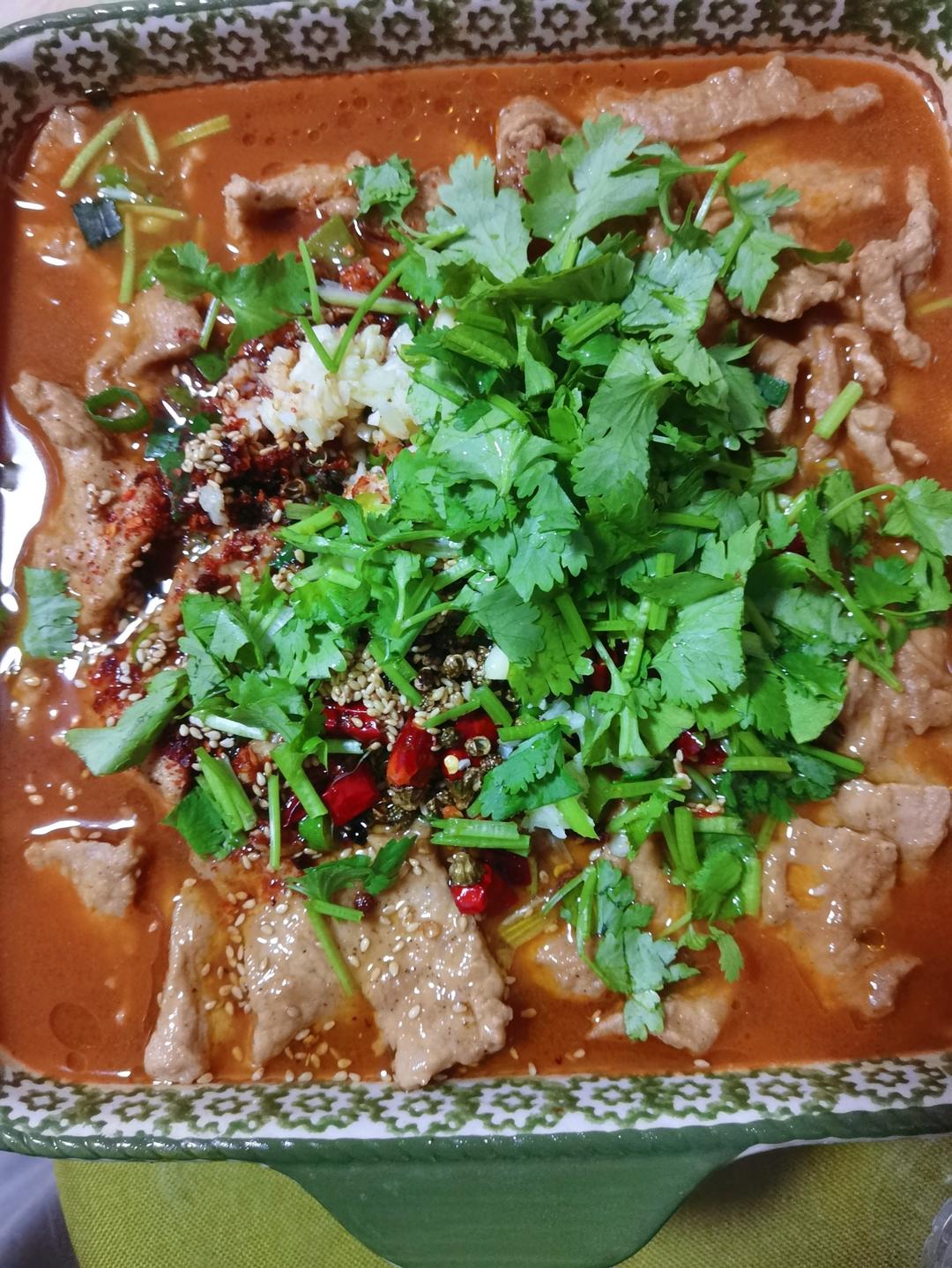 水煮肉片（肯定不翻车）