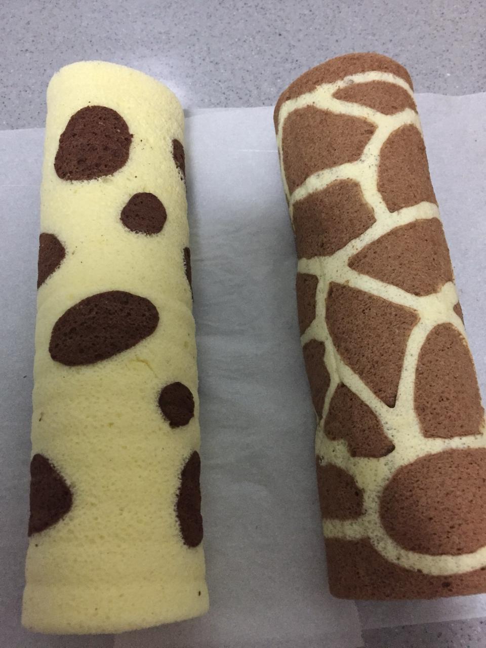 奶牛蛋糕卷+长颈鹿蛋糕卷