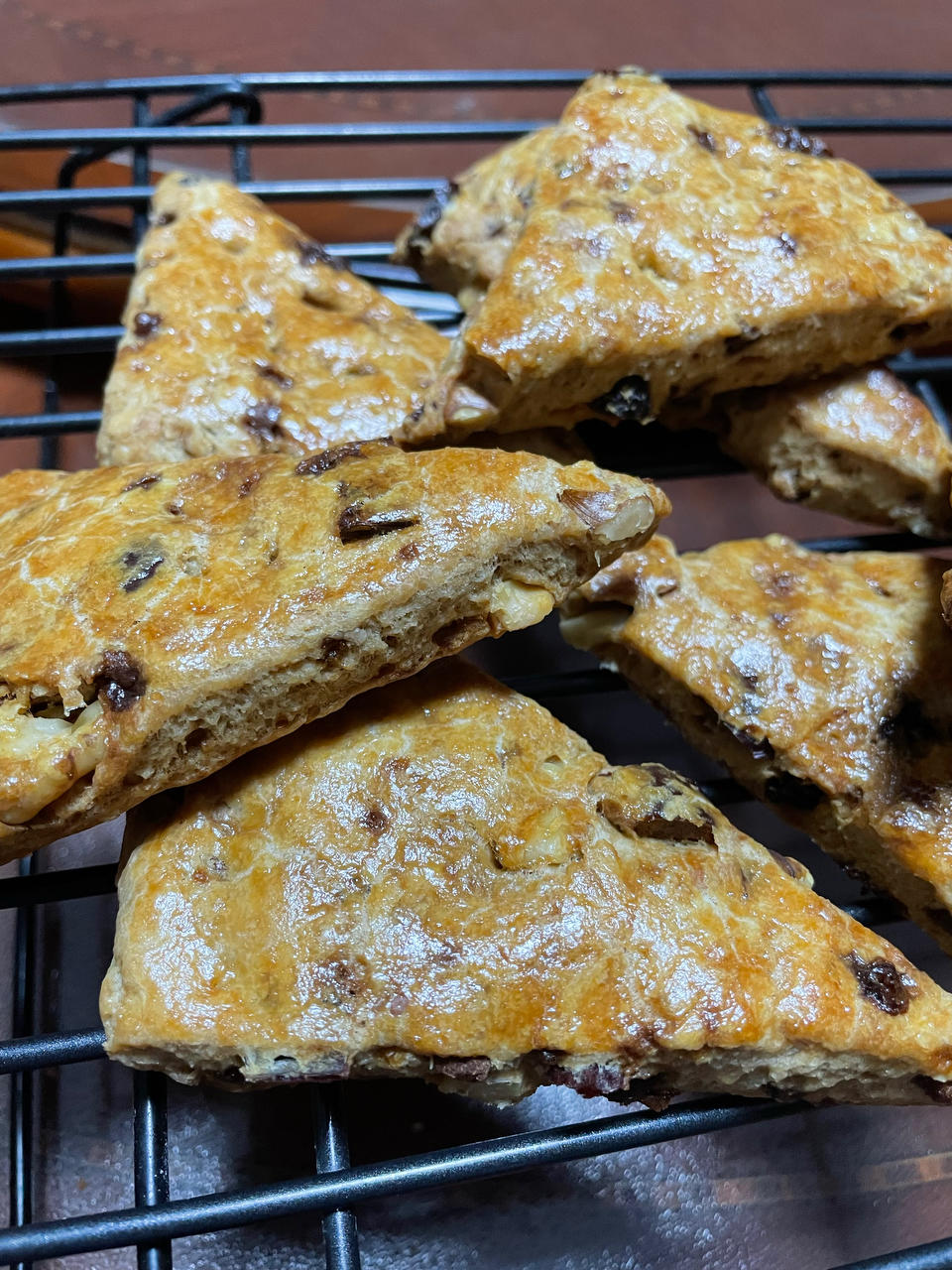 （无黄油版）红糖红枣核桃司康