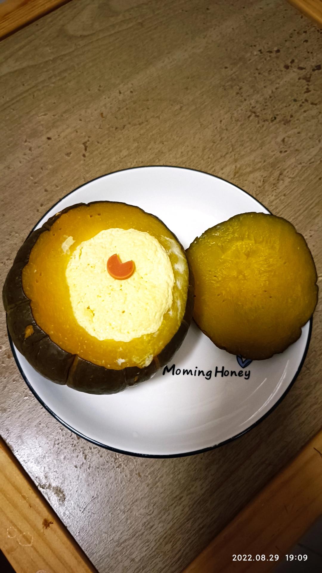 贝贝南瓜蒸蛋（懒人0失败）
