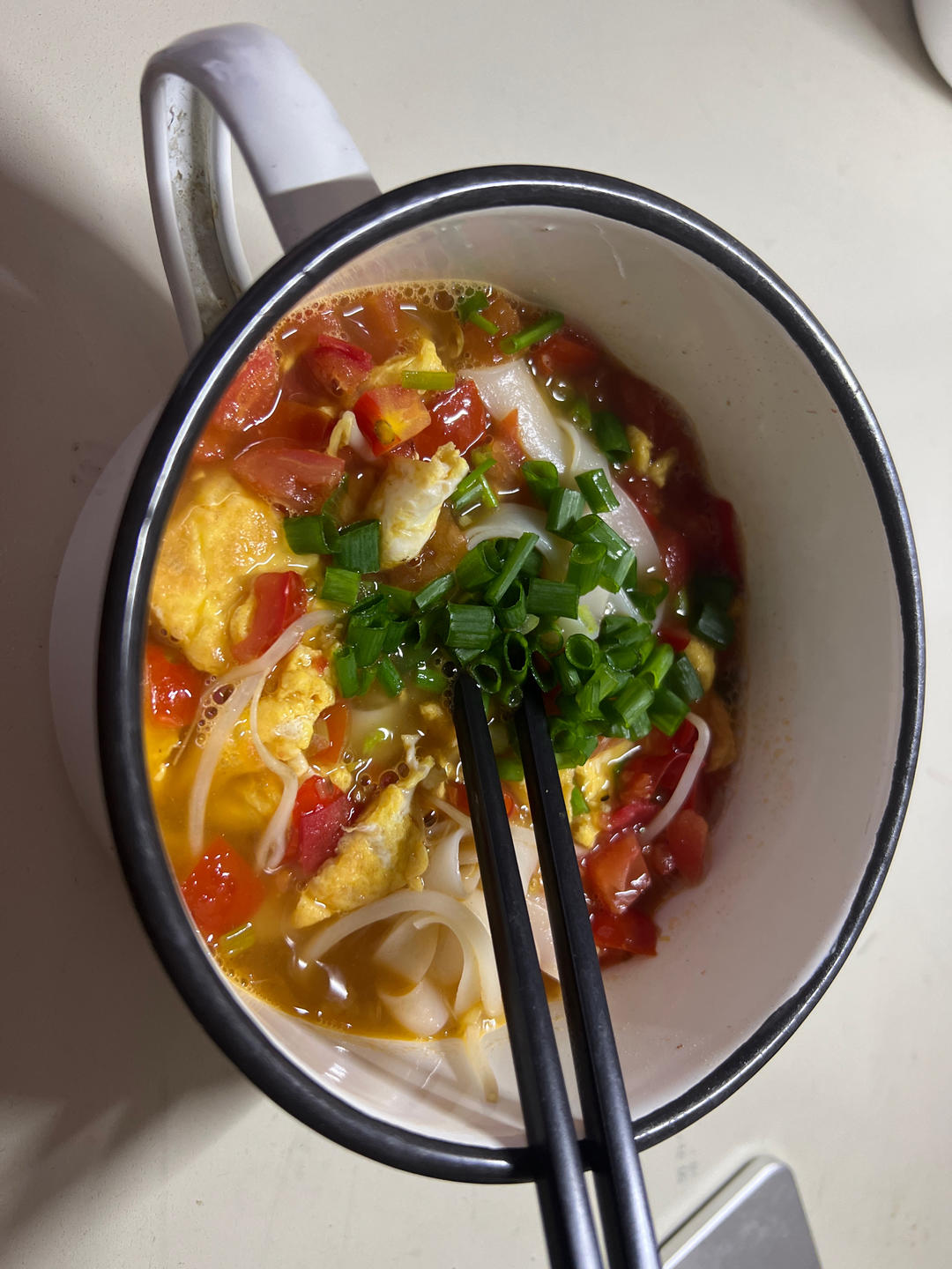 汤都要喝光的西红柿鸡蛋面