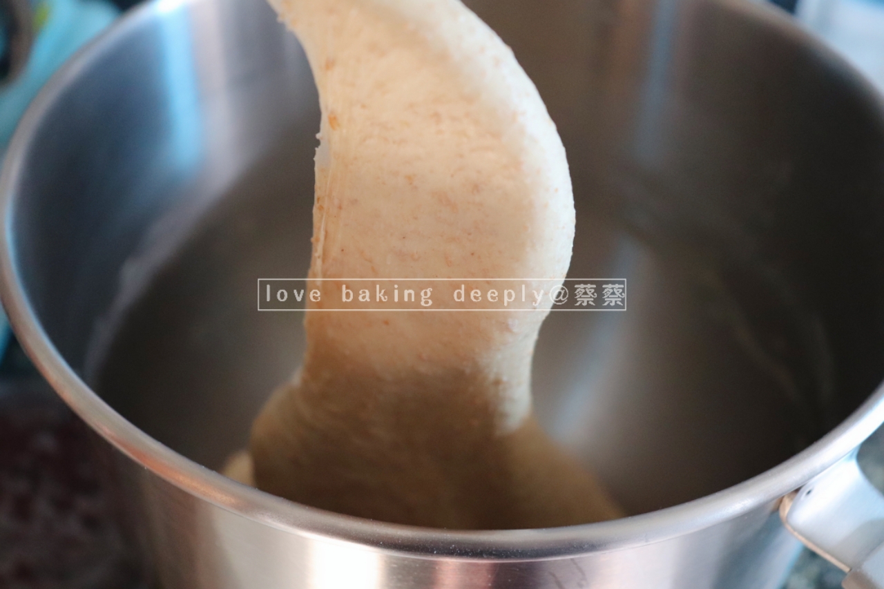 全麦紫米小面包❗隔夜冷藏酵头风味更好的做法 步骤6