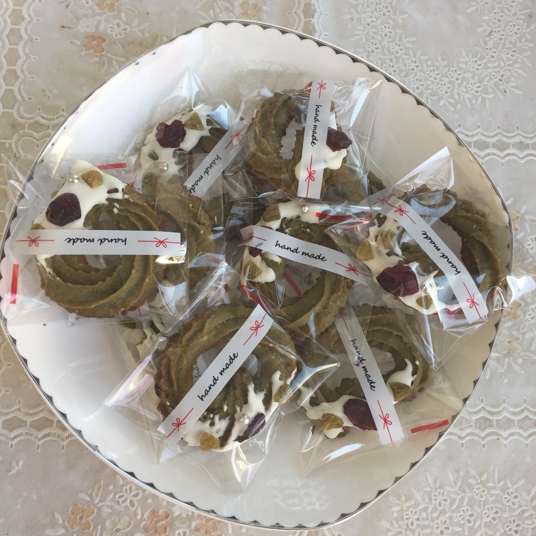 【圣诞】花环小曲奇 Christmas Wreath