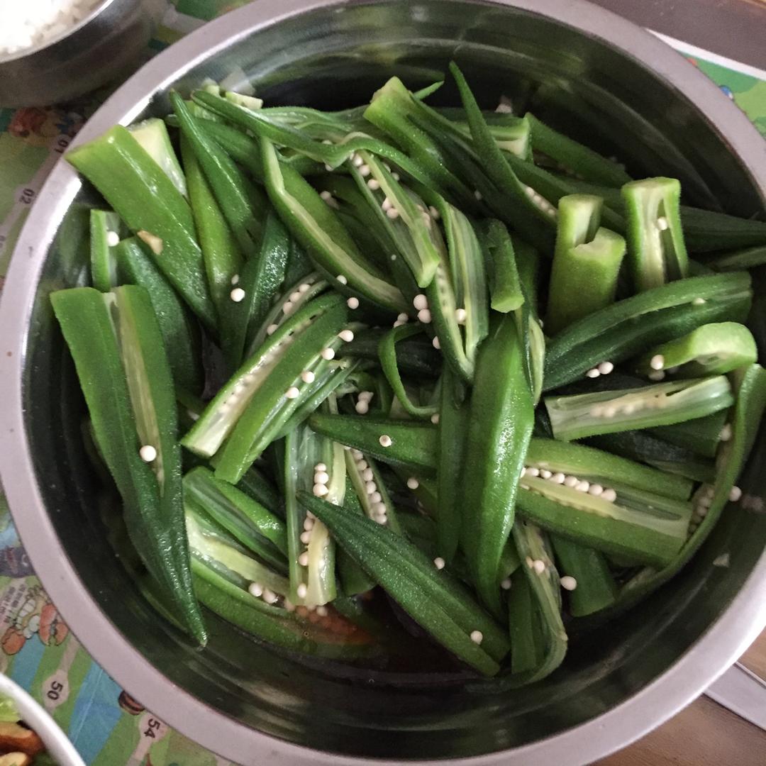 蒜蓉秋葵
