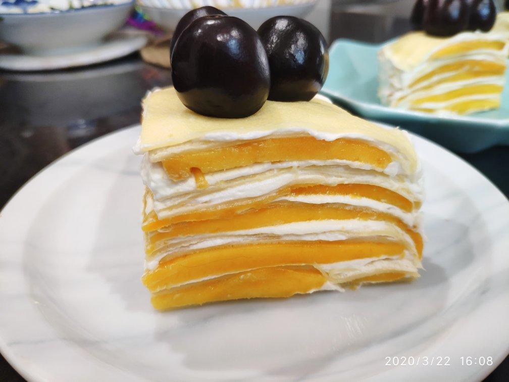 芒果千层蛋糕，100%成功告别煎皮无能