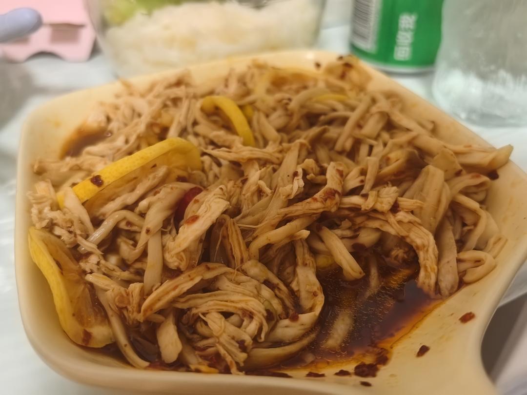 ✅ 第6道快手低脂菜✨清爽美味的柠檬鸡丝🍋鸡胸肉满分吃法💯
