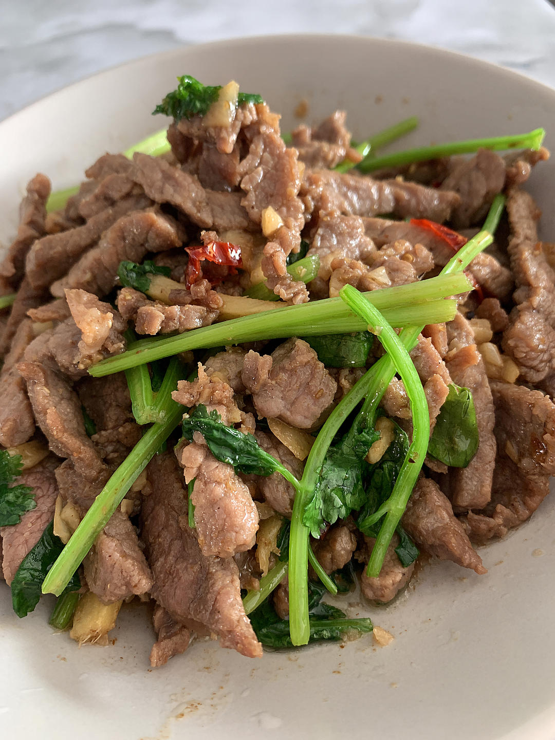 香菜牛肉