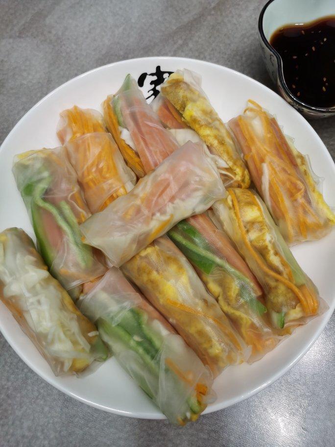 无油炸泰式春卷‼️治愈系低脂低热量高颜值