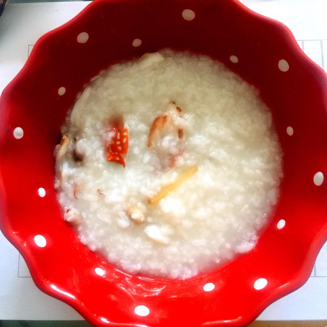 生滚花蟹粥
