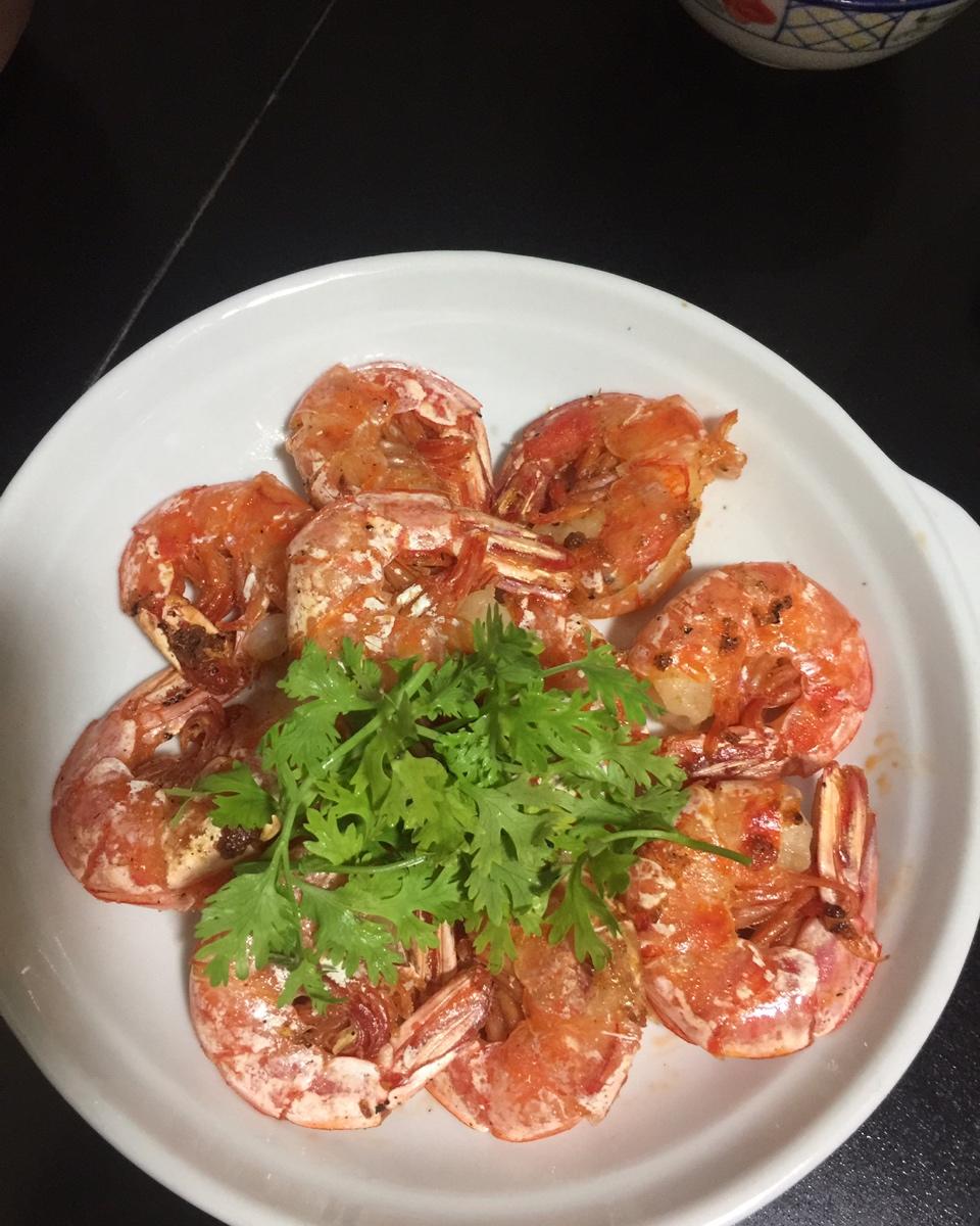 开背蒜香虾
