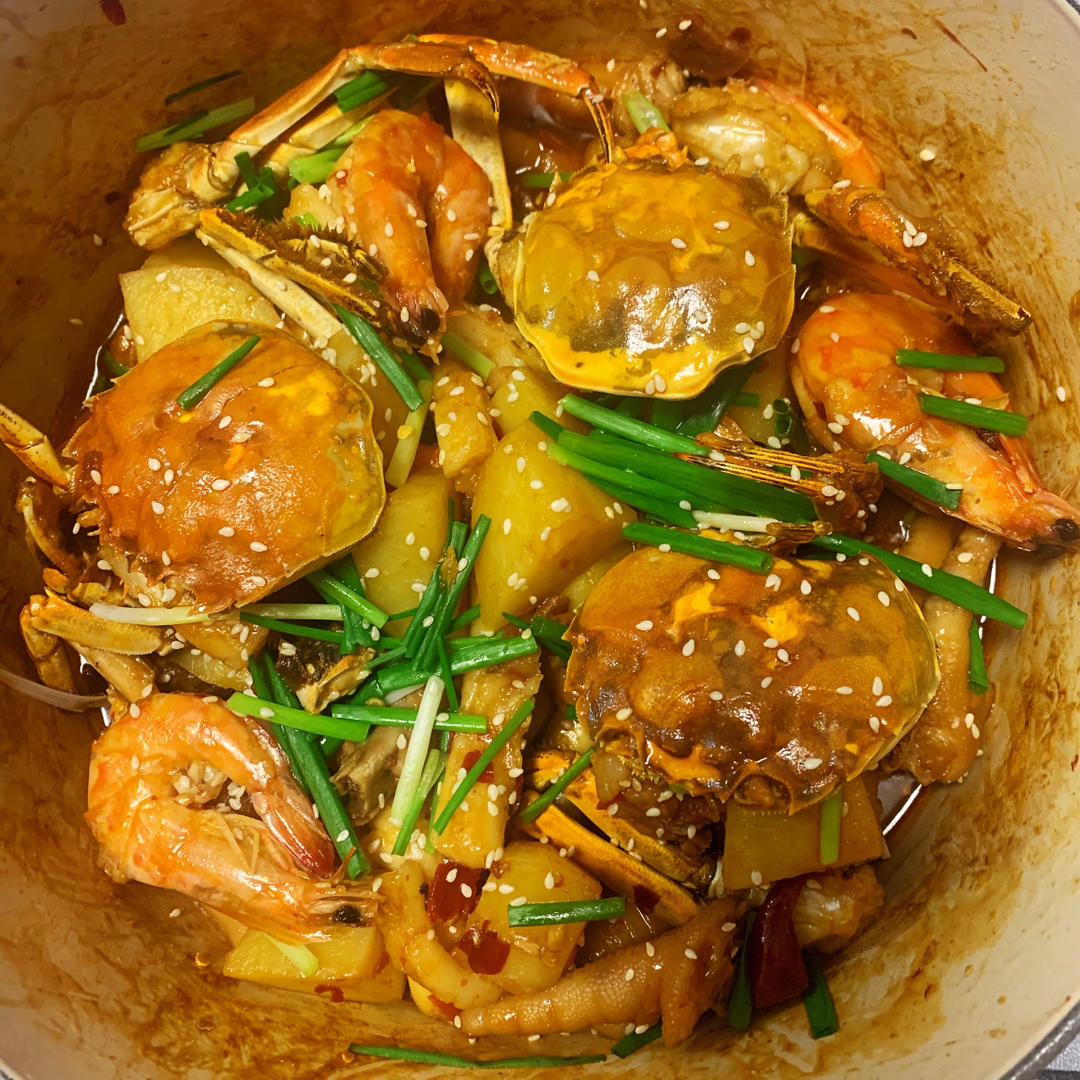 胖哥俩肉蟹煲