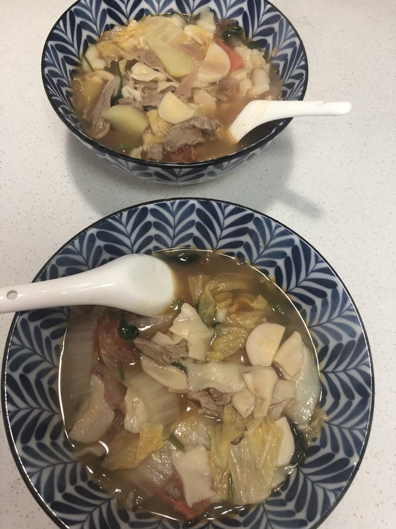 新疆汤饭（揪片子）附揪面片图解