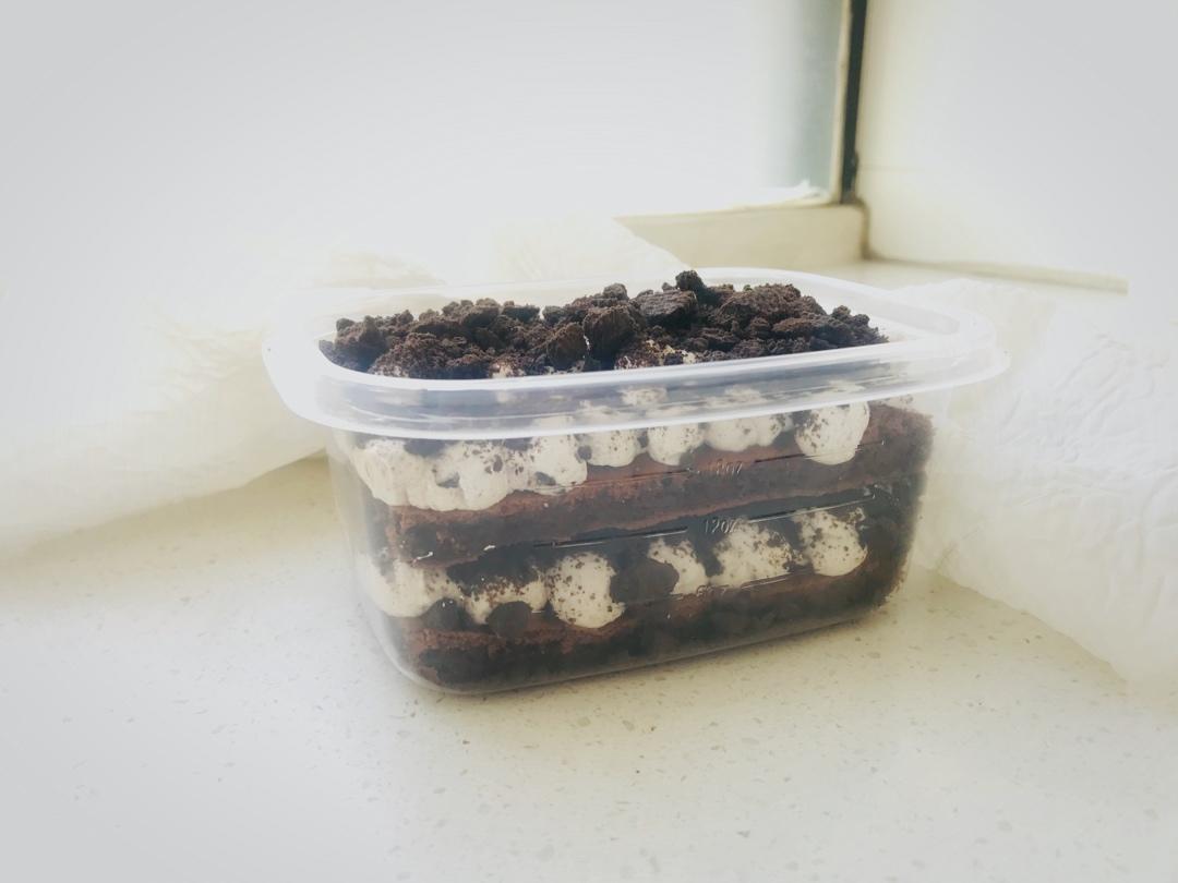 低糖不腻的奥利奥咸奶油蛋糕盒子
