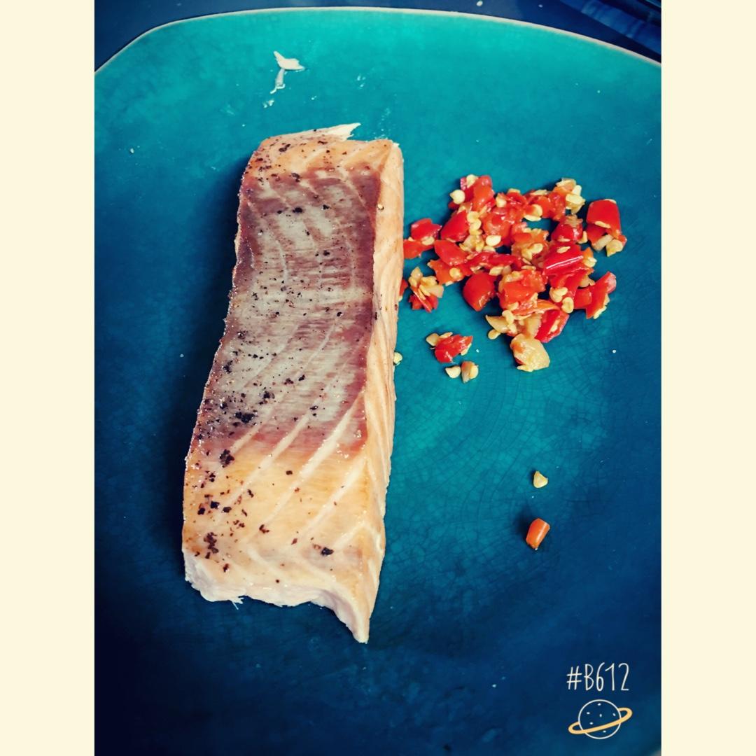 香煎三文鱼