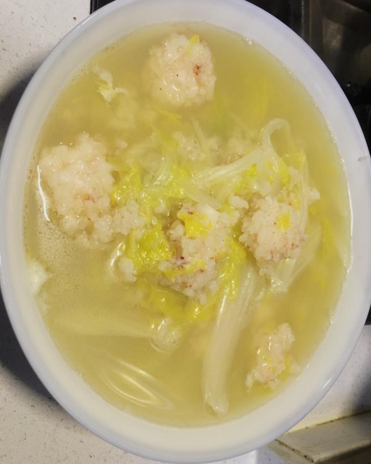 虾滑娃娃菜