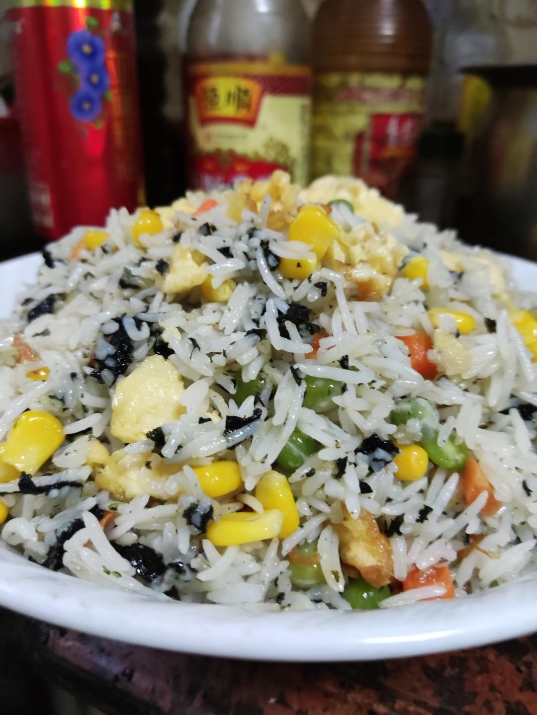 一定试试的！紫菜炒饭