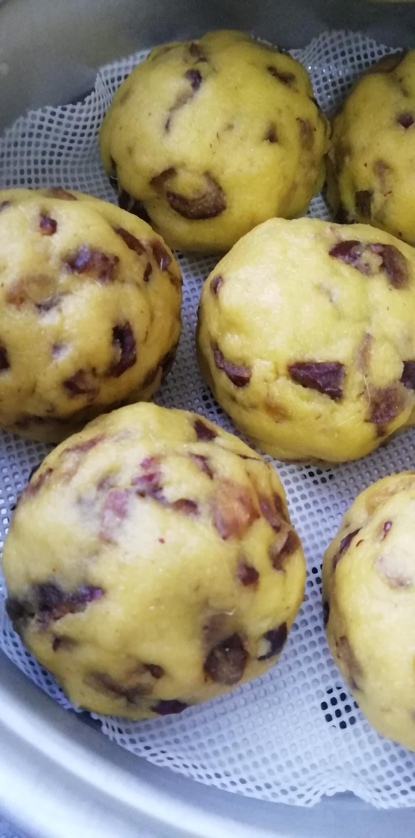 健康粗粮红薯玉米小饼