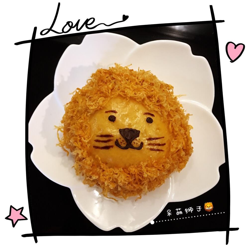 肉松海苔小狮子面包