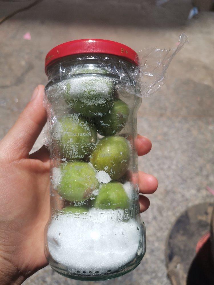 西瓜上瘾者做的塩梅干し盐渍青梅