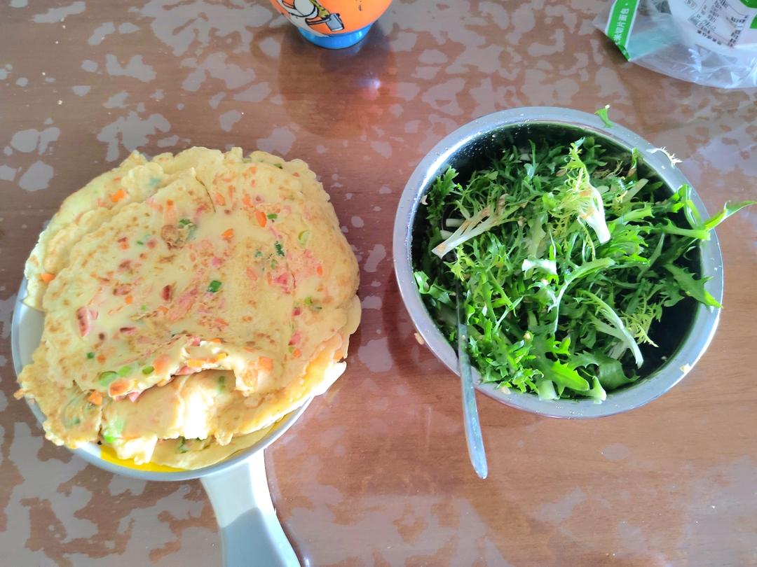 ⭐鸡蛋早餐饼⭐