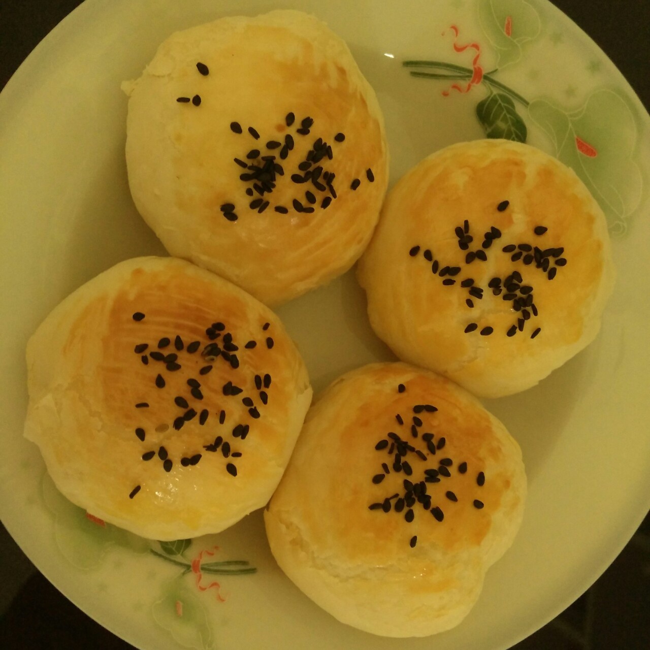 蛋黄酥：抹茶酥：（奶黄味）