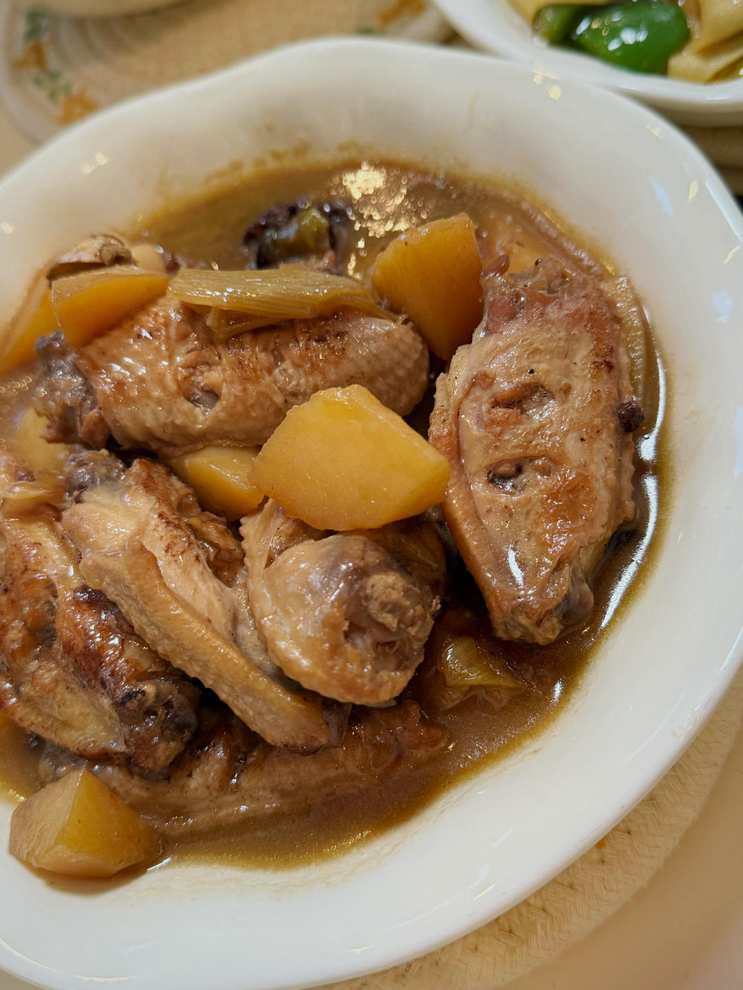 土豆炖鸡翅（快手零失败）