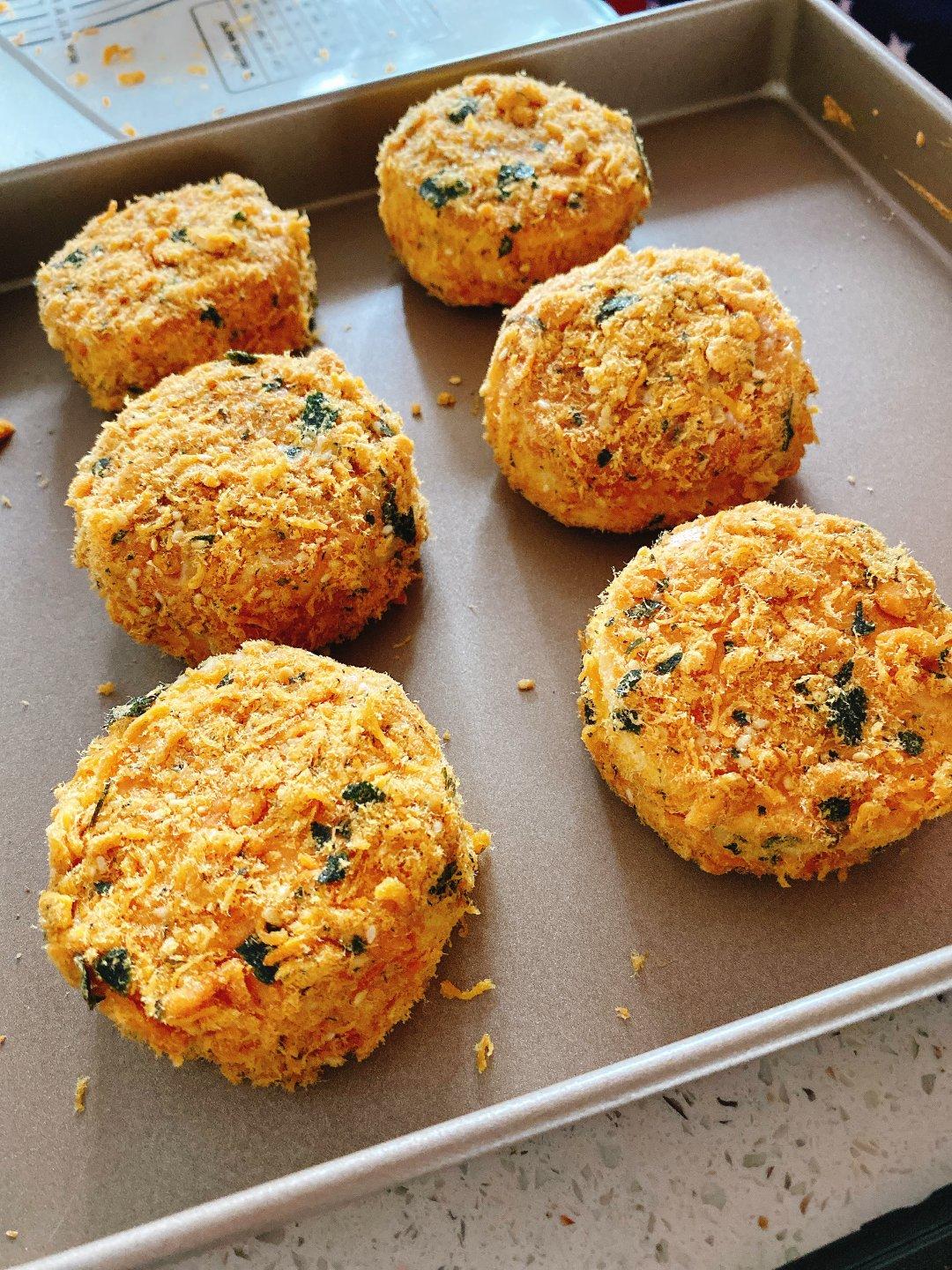 网红海苔肉松拉丝小贝（麻薯不用打蛋器放四天依然可以拉丝哦）