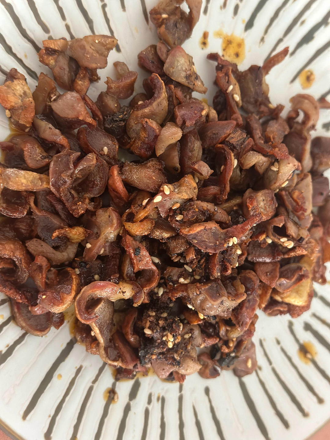 孜然鸡胗
