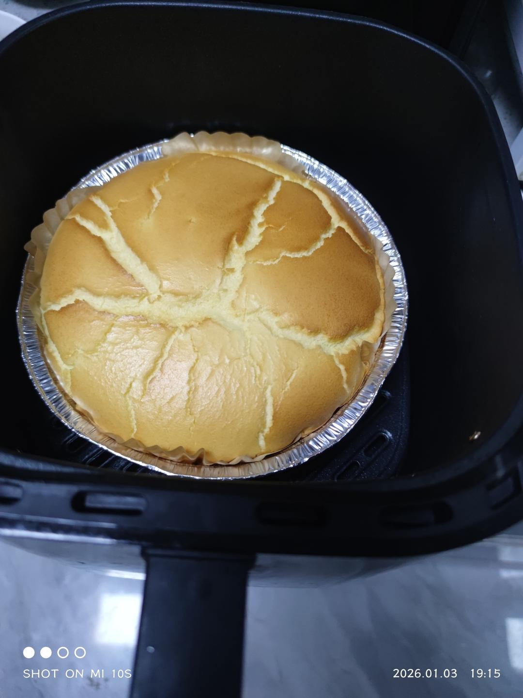 空气炸锅版 古早蛋糕